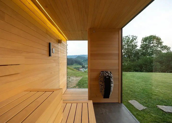 Tatil Evi An Der Suedsteirischen Weinstrasse Gamlitz - Idyllisches Ferienhaeuschen Im Naturparadies Mit Grossem Whirlpool & Panoramasauna *